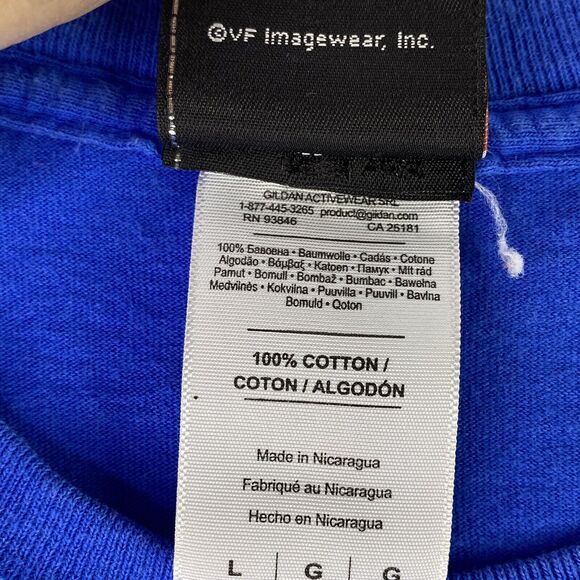 Harley Davidson T Shirt Sz L Racing Side Of Charlotte Concord NC Motorcycle Car - Picture 8 of 12